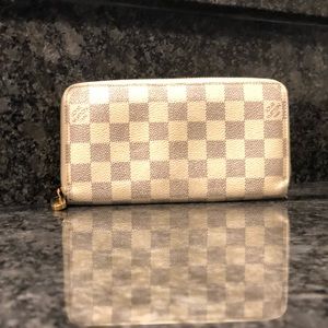 Louis Vuitton Zippy Wallet Damier Azul
